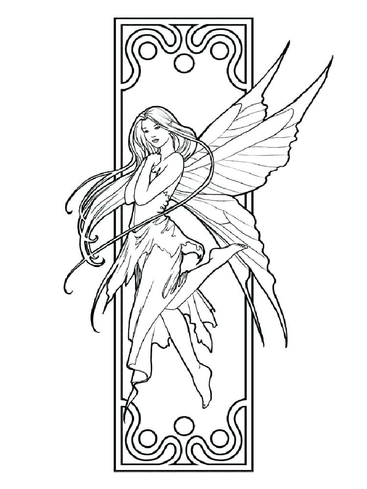 750x1000 Fairy Coloring Pages For Adults Fairies Coloring Pages For Adults