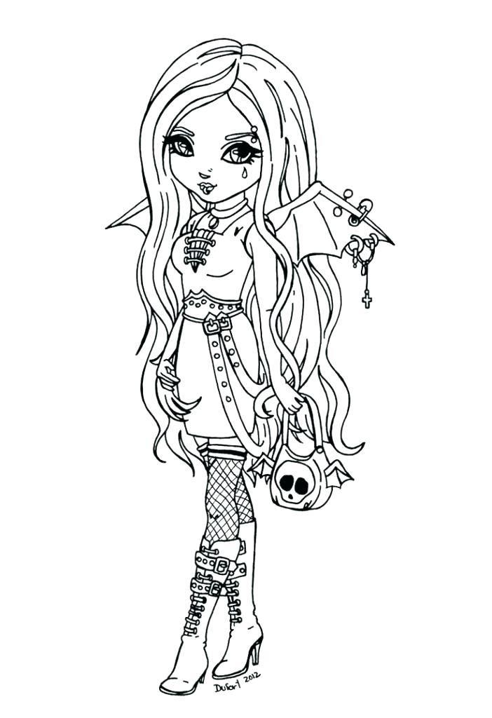 702x1024 Gothic Coloring Pages Goth Coloring Pages Best Adult Images