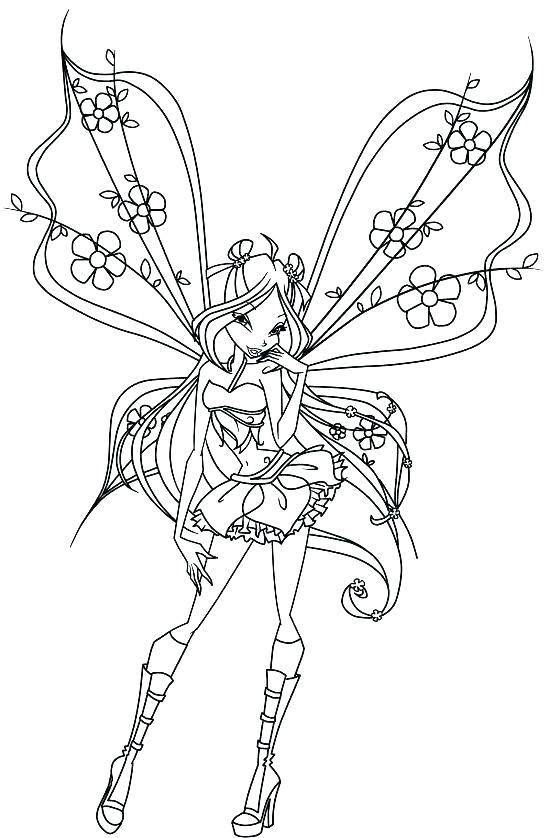 550x838 Tooth Fairy Coloring Pages Printable Image Photo Album Adult Free