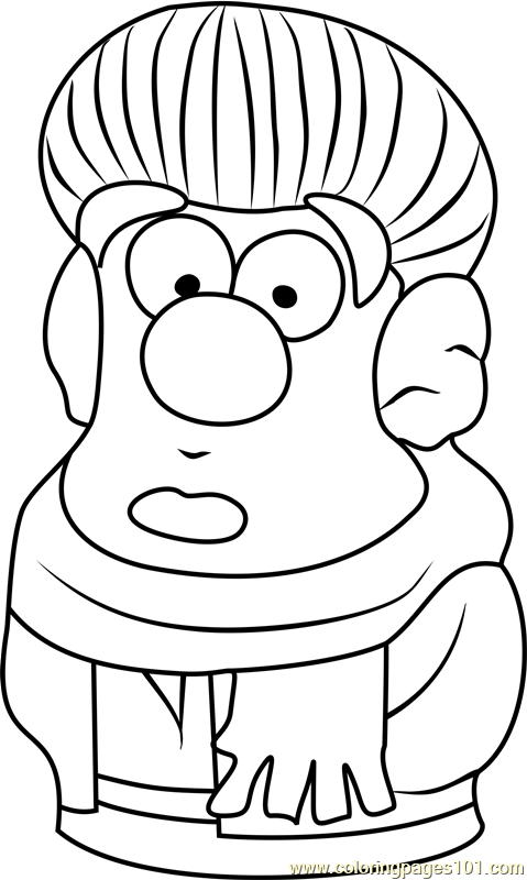 479x800 Grandma Gourd Coloring Page