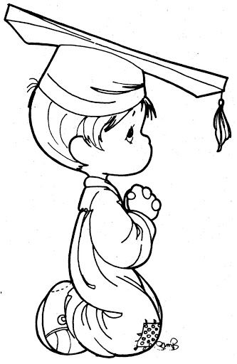 333x512 Kindergarten Graduation Coloring Page Things For Kids To Do