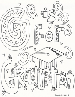 250x323 Graduation Coloring Page Free Download