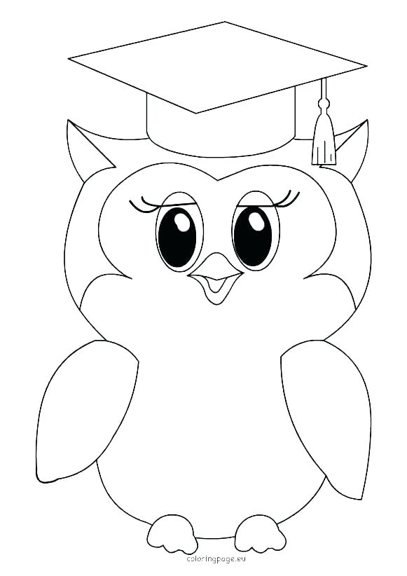 581x822 Graduation Cap And Gown Coloring Sheets Icontent