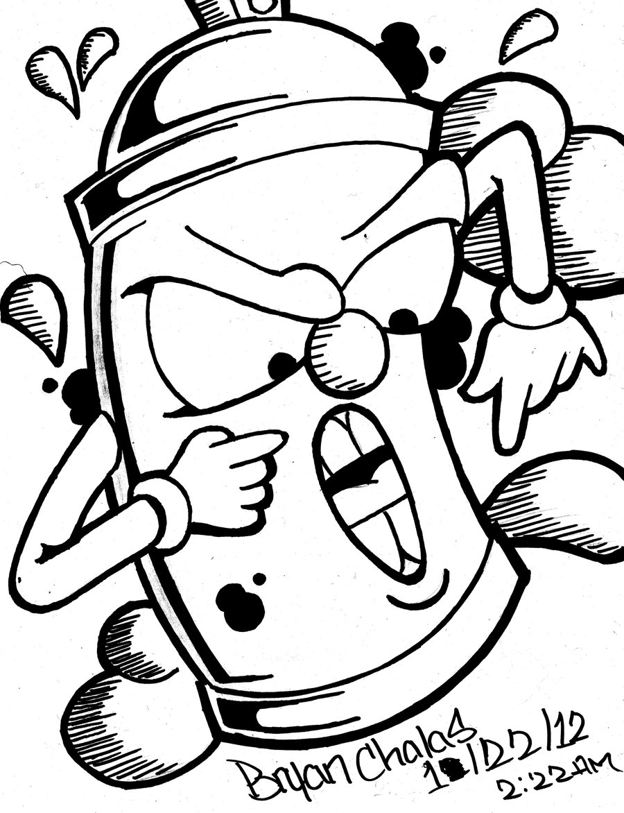 900x1172 Graffiti Spray Cans Colouring Pages Graffiti Spray Can Coloring