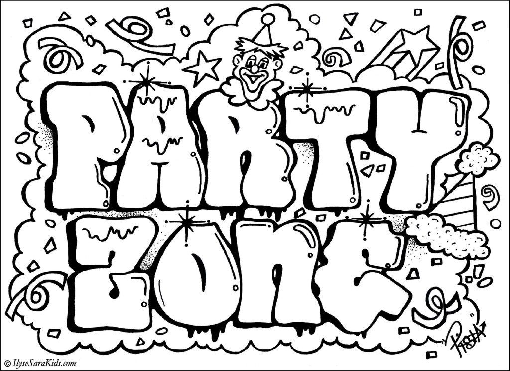 1024x745 Graffiti Coloring Pages 86 For For Graffiti Coloring Pages