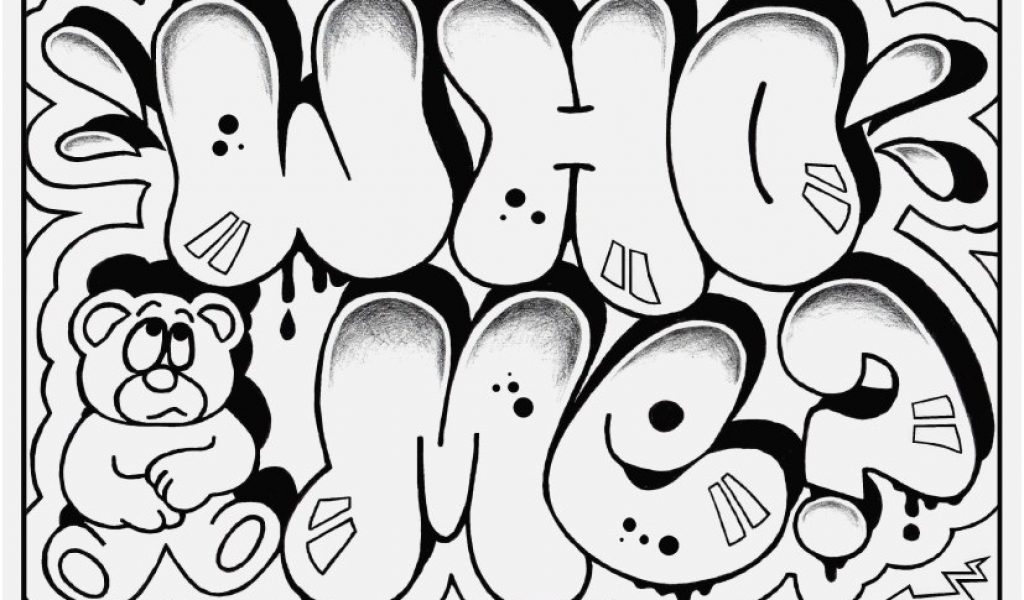 1024x600 All About Me Coloring Pages Display Omg Another Graffiti Coloring