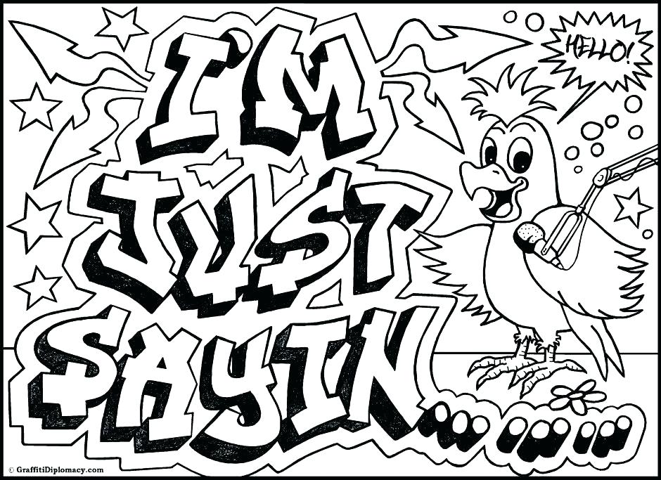 940x683 Graffiti Coloring Graffiti Letters Coloring Pages Graffiti