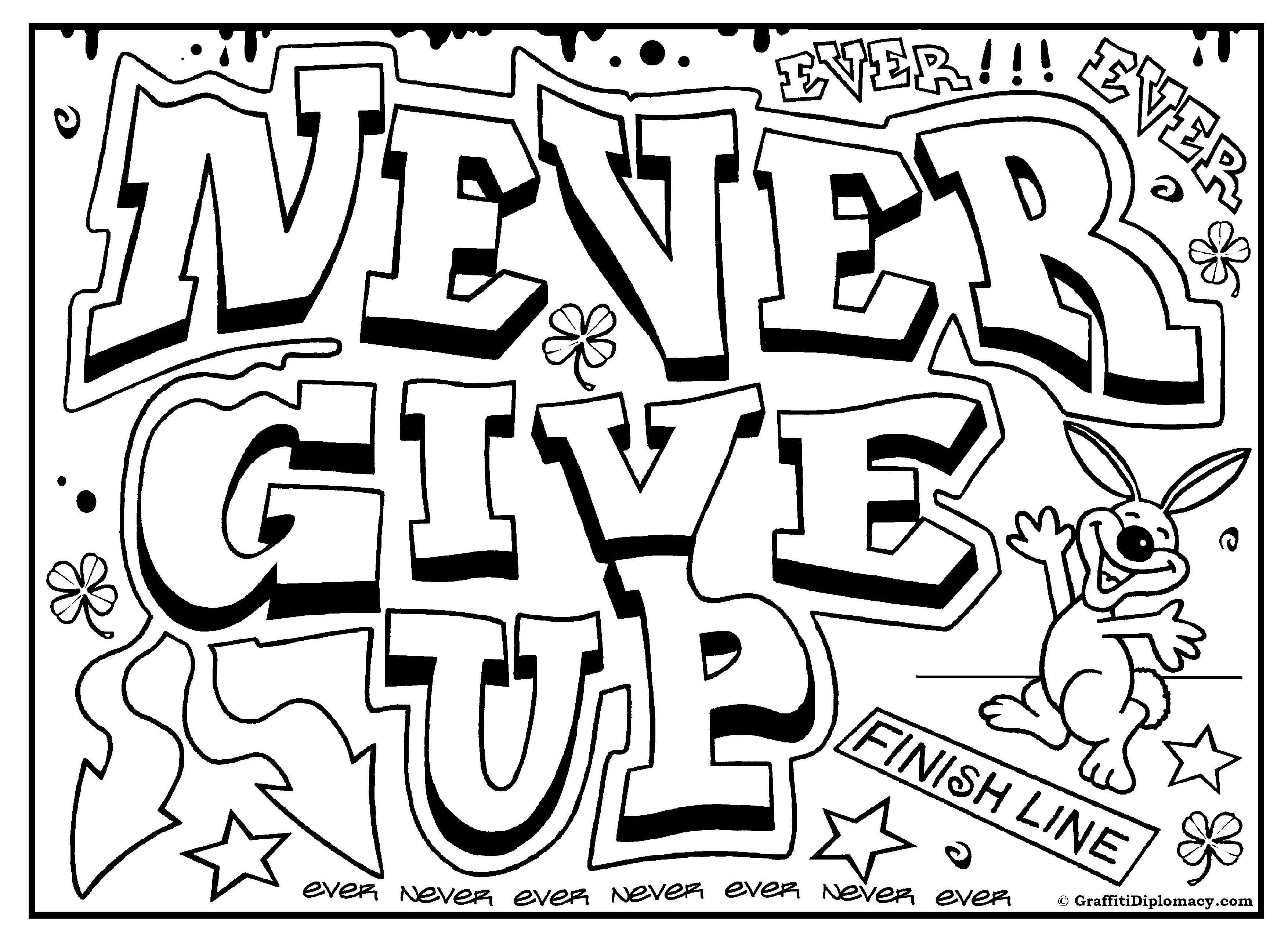 3508x2552 Graffiti Letters Coloring Page Graffiti Letters Coloring Pages