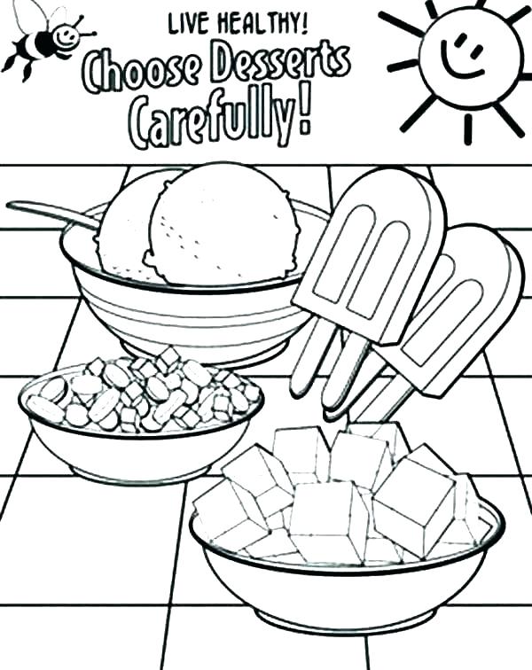 600x756 Healthy Eating Coloring Pages Healthy Eating Breads And Grains