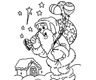 334x278 Merry Christmas Coloring Pages