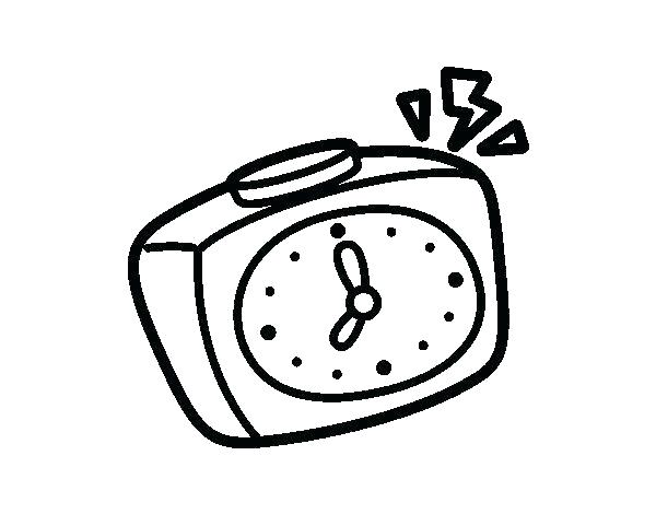 600x470 Clock Coloring Pages Print New Clock Face Coloring Page For Free