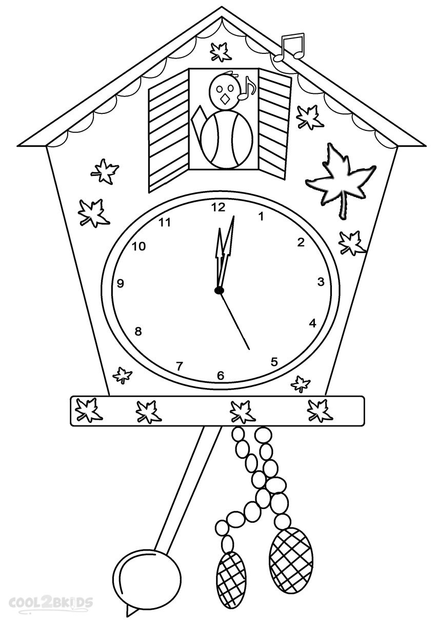 850x1214 Smart Printable Clock Coloring Pages For Kids Cool2bkids Kids