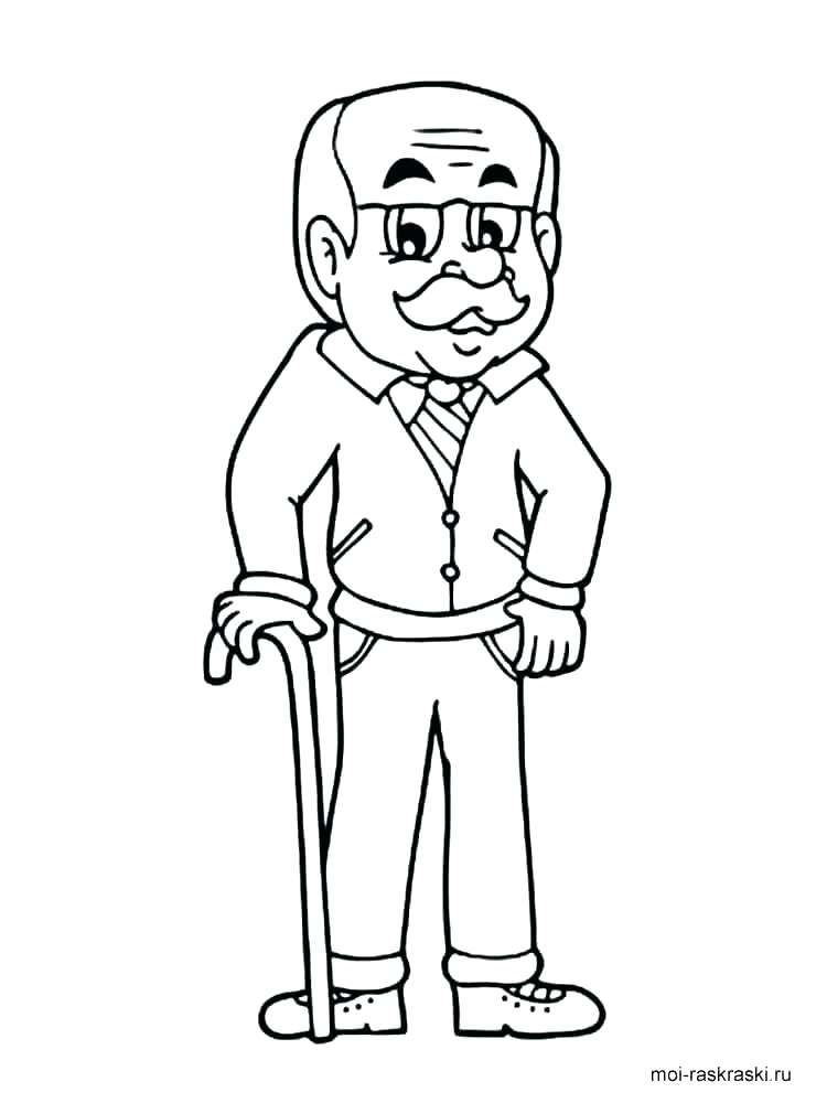 750x1000 Grandpa Coloring Pages Happy Birthday Color Sheets Happy Birthday