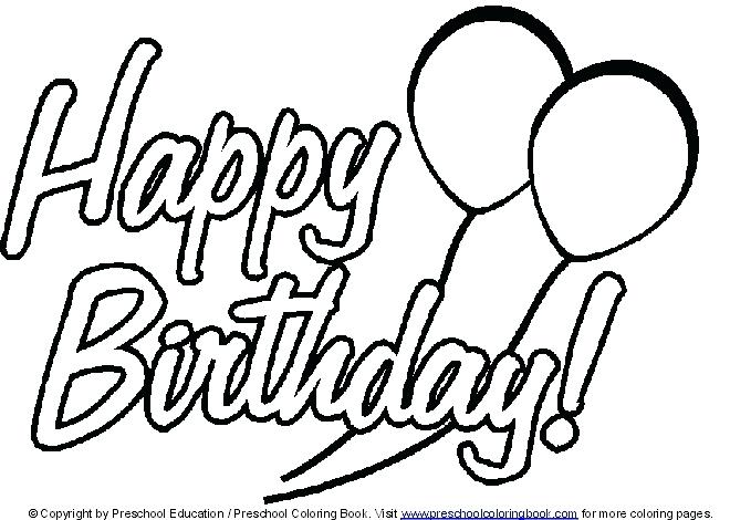 660x470 Happy Birthday Color Sheet Free Print Out Happy Birthday Muffin