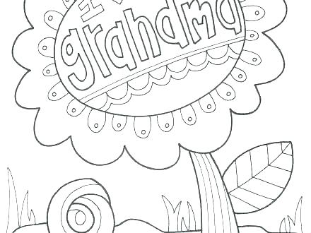 440x330 Coloring Pages For Grandparents Day