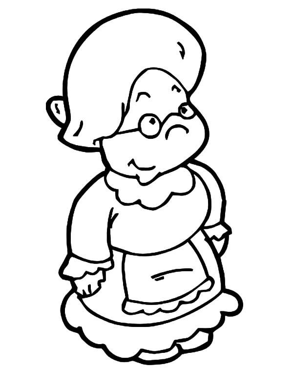600x800 Grandmother Coloring Pages Color Luna
