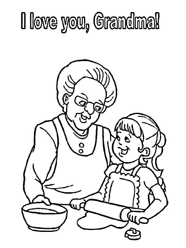 600x800 I Love You Grandma Coloring Pages