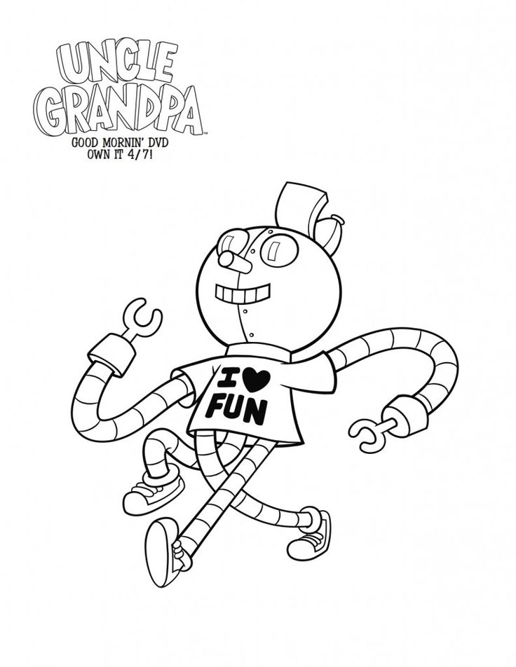 736x952 Uncle Grandpa Coloring Pages Download And Print For Free