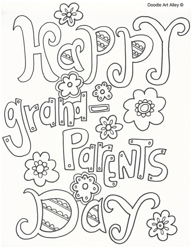 618x800 Grandparents Coloring Pages