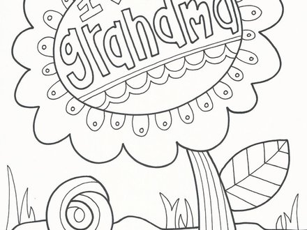 440x330 36 I Love Grandma Coloring Pages, We Love You Grandma Coloring