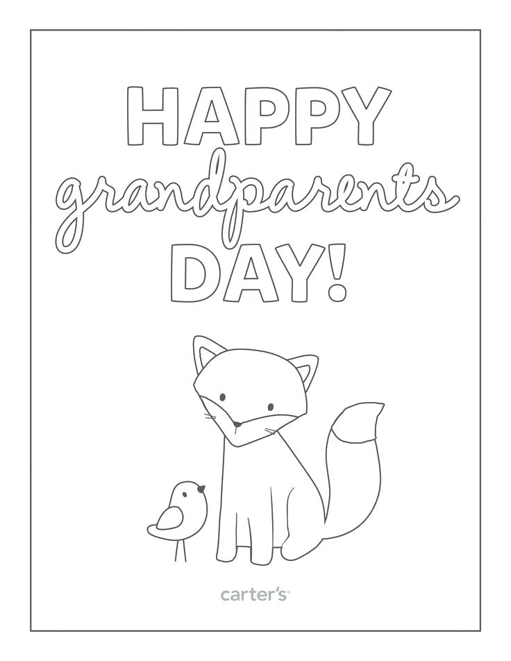 736x952 Happy Grandparents Day Coloring Pages Carters Coloring Pages Happy