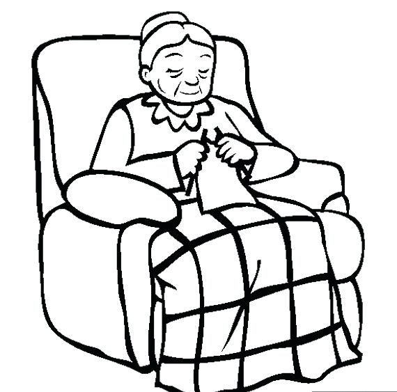 570x563 Grandma Coloring Pages I Love You Grandma Coloring Page