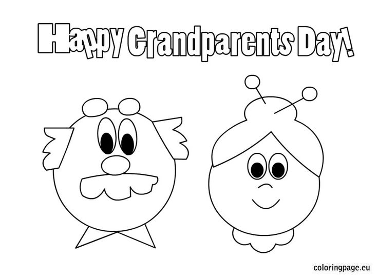 736x544 Best Grandparents Day Coloring Page Print Color Craft Free 4262
