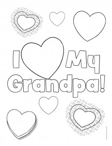 231x300 Grandparents Day Coloring Pages Free 4199 Celebrations Coloring