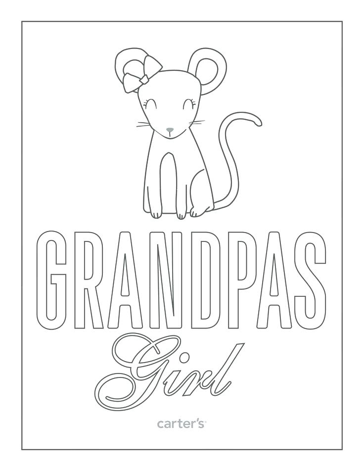 736x952 Grandparents Day Coloring Pages