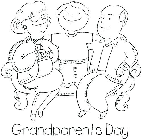 500x490 Grandparents Day 2015 Printable Coloring Pages Printable Coloring