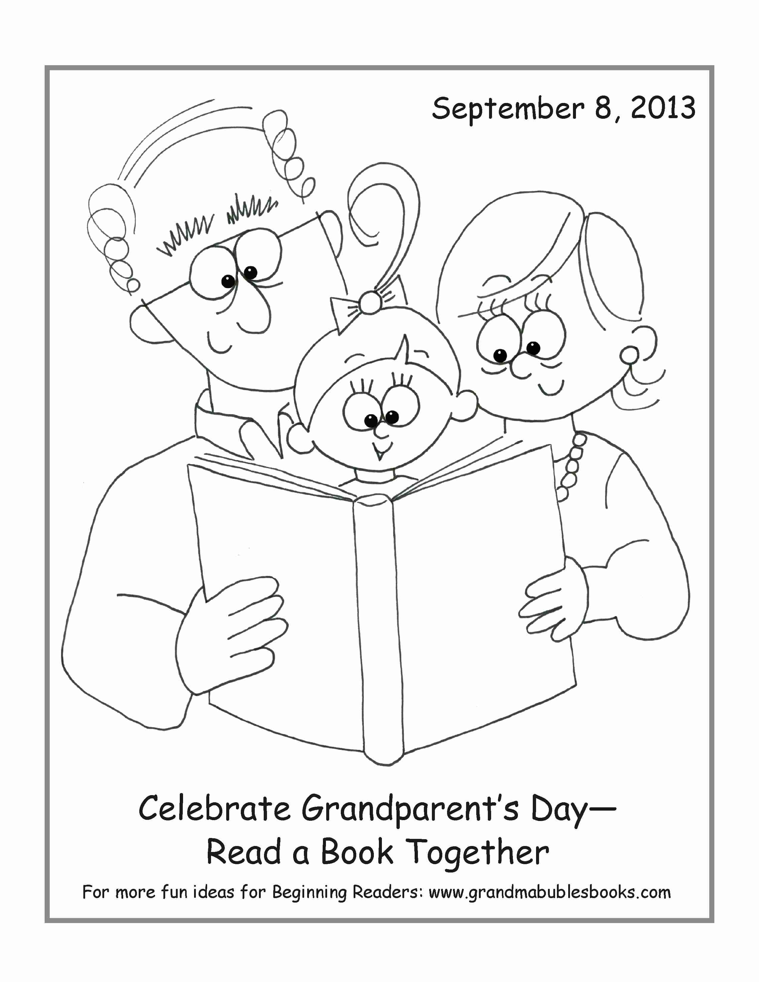 2550x3300 Happy Grandparents Day Coloring Pages 5 Free Printable Fine