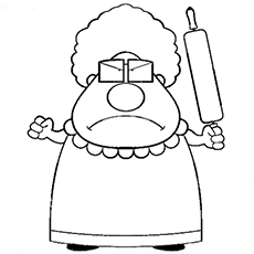 230x230 Top 10 Free Printable Grandma Coloring Pages Online