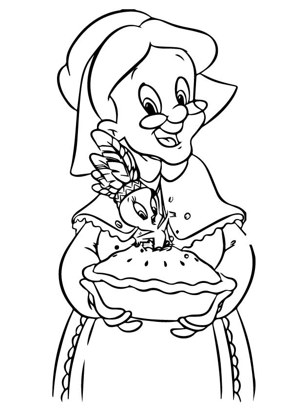 595x842 Tweety Bird And Granny Coloring Pages