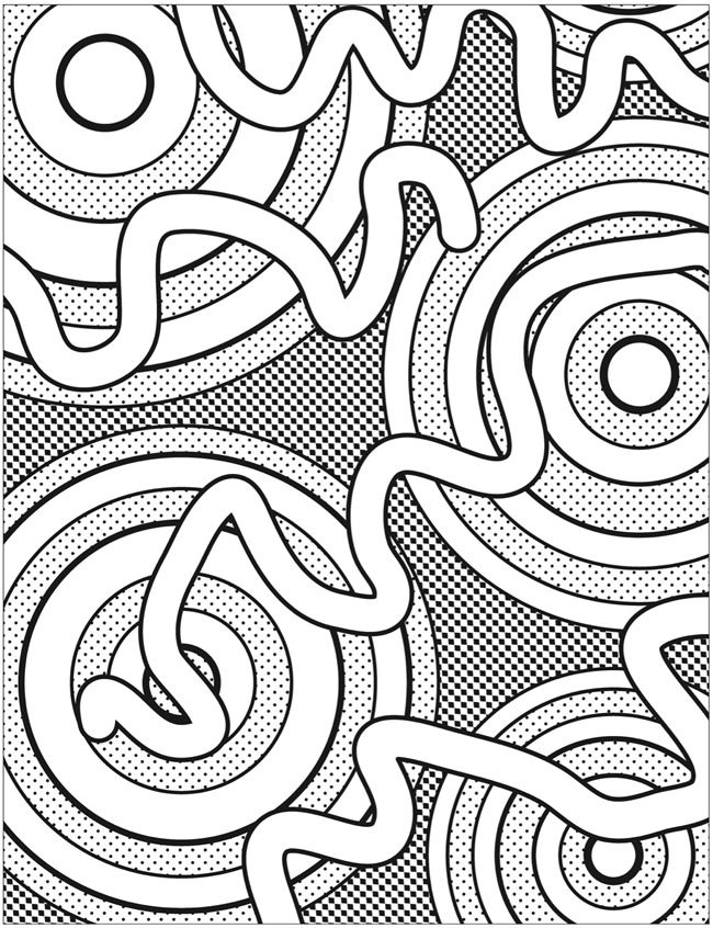 650x846 Graphic Art Designs Coloring Book Dover Publications Creative