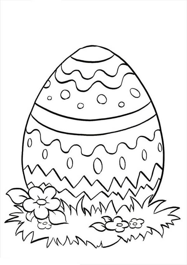 600x850 Putting Easter Egg On Grass Coloring Pages Batch Coloring