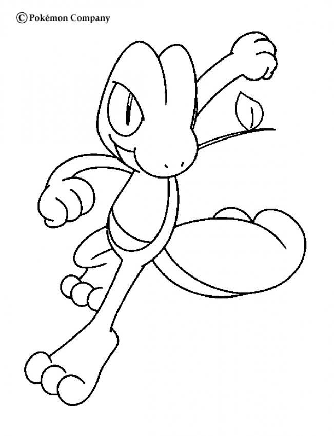651x850 Treecko Pokemon Coloring Page. More Grass Pokemon Coloring Sheets