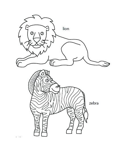 425x510 Grassland Coloring Pages Grassland Animals Coloring Pages Free