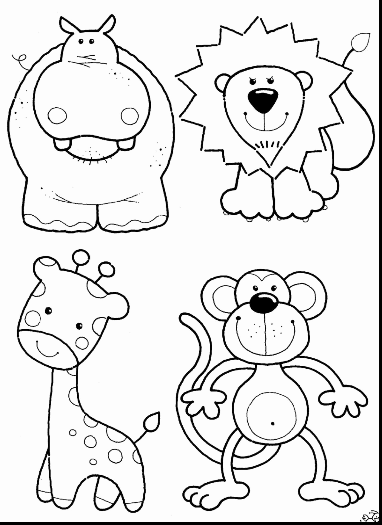 1280x1760 Zoo Coloring Pages To Print Grassland Animals Coloring Pages