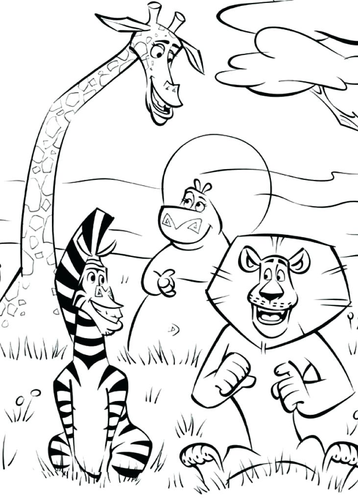 731x1024 Grassland Coloring Pages Grassland Animals Drawing Grassland