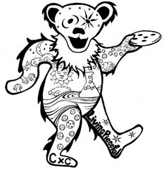 236x240 Grateful Dead Coloring Pages Coloring Pages