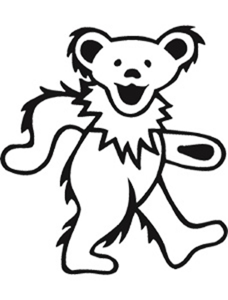 761x1001 Dancing Bears Grateful Dead Clip Art The Grateful Dead Colouring