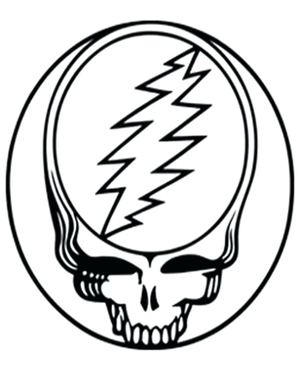 612x792 Grateful Dead Bears Coloring Pages Grateful Dead Coloring Pages