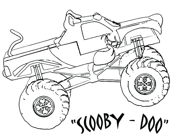 600x480 Monster Truck Printable Coloring Pages Grave Digger Coloring Pages
