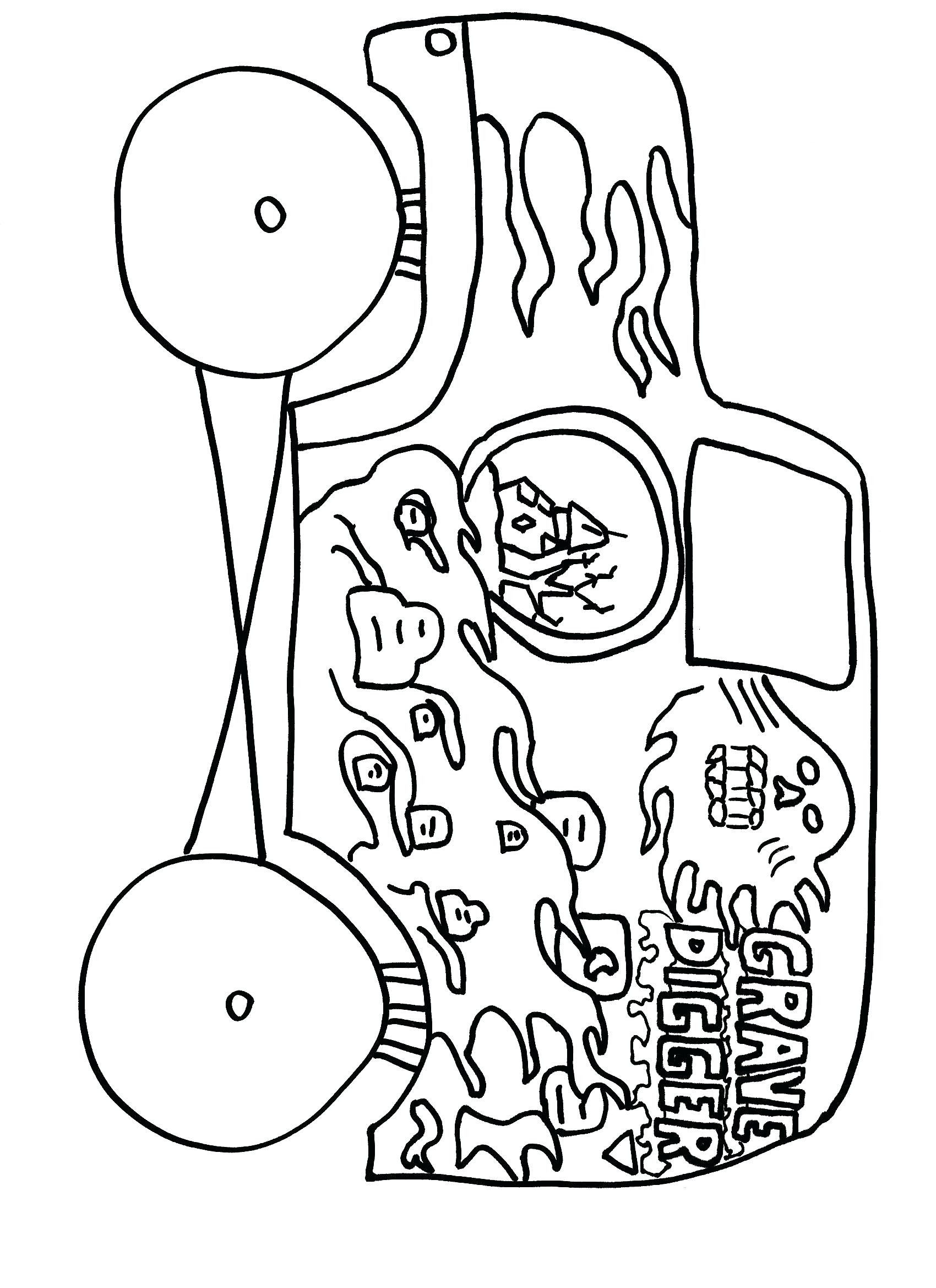 1700x2338 Monster Truck Coloring Pages For Kids Home Extraordinary Grav