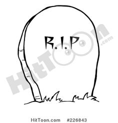 236x246 Outline Design Of An Ancestral Cloud Tapping A Man In A Graveyard