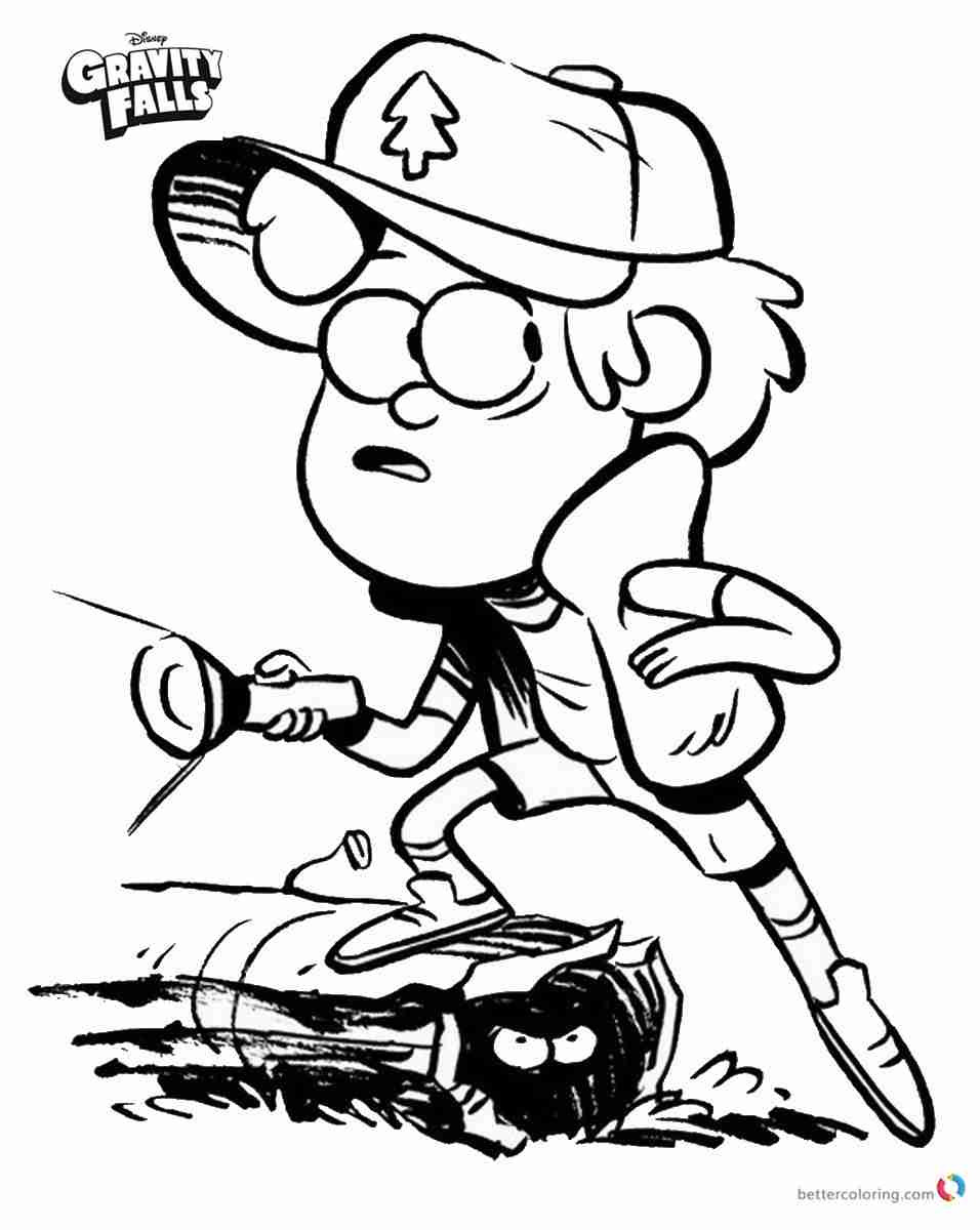 956x1200 Gravity Falls Coloring Pages Bill