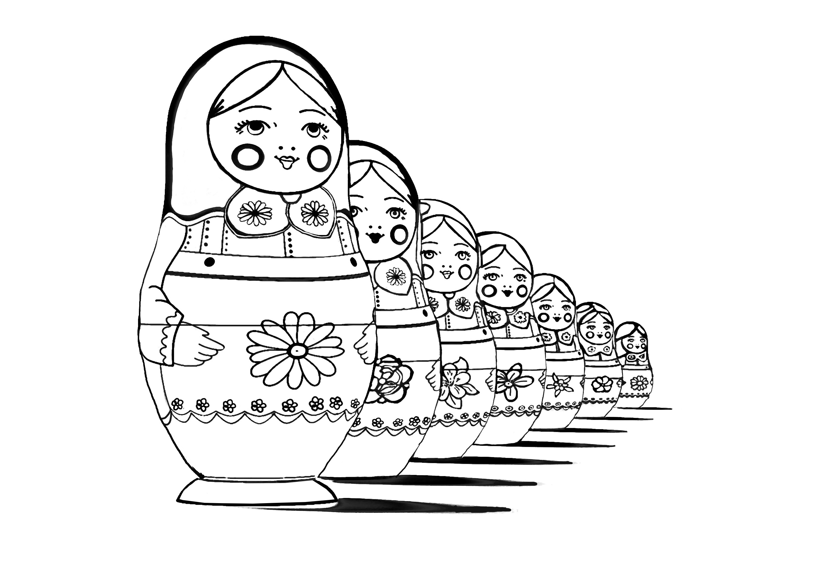 2832x2000 Russian Dolls