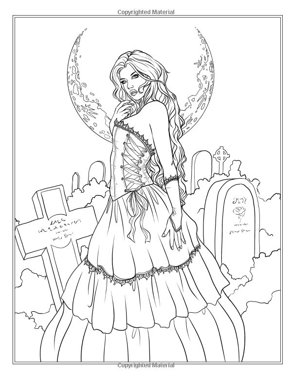 600x776 166 Best Dark Coloring Images On Coloring Books