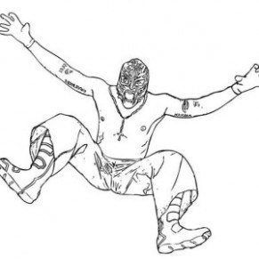 291x291 Triple H From World Wrestling Entertainment Coloring Page