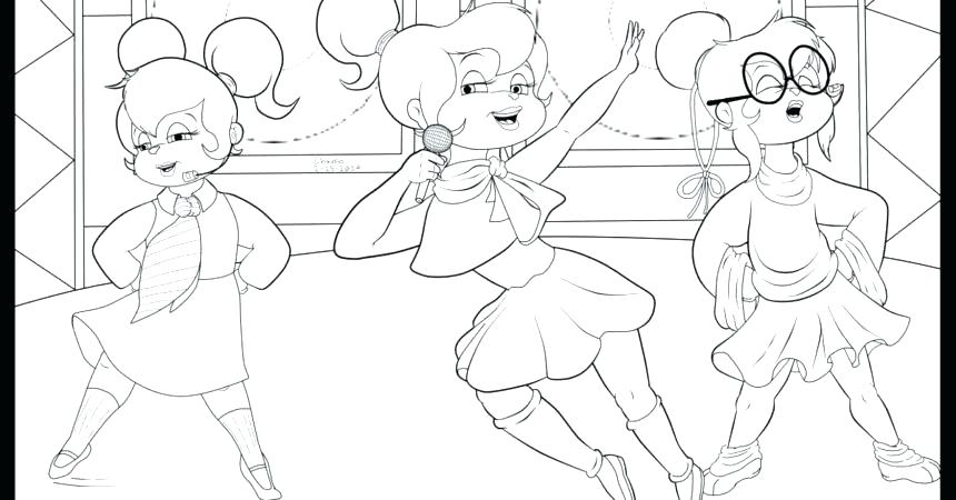 860x450 The Chipettes Coloring Pages